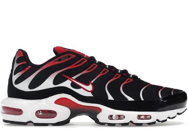 Nike Air Max Plus Black White University Red (2022)