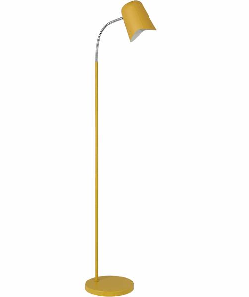 Pastel Floor Lamp, Matte Yellow