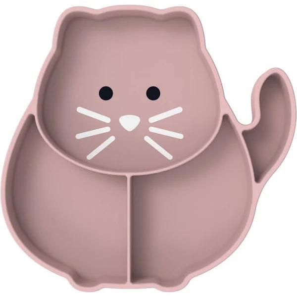 Melii Luxe Divided Silicone Suction Plate - Cat