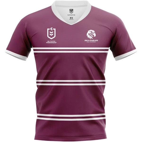 NRL 2024 Supporter Jersey - Manly Sea Eagles - Adult - Mens