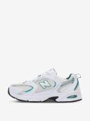 New Balance 530 White Silver Green