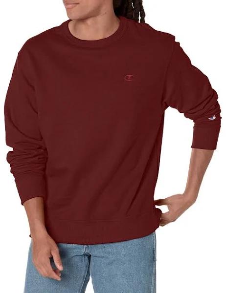 Champion Men's Powerblend Fleece Sweatshirt - Maroon