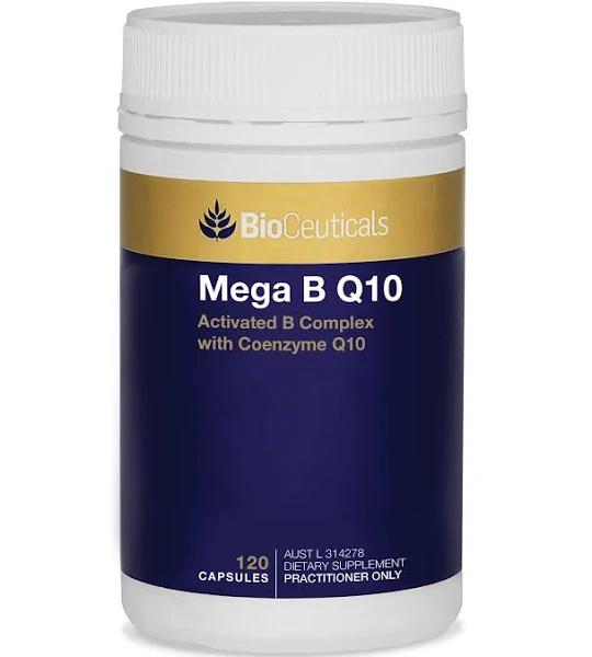 BioCeuticals Mega B Q10 - 120 Capsules