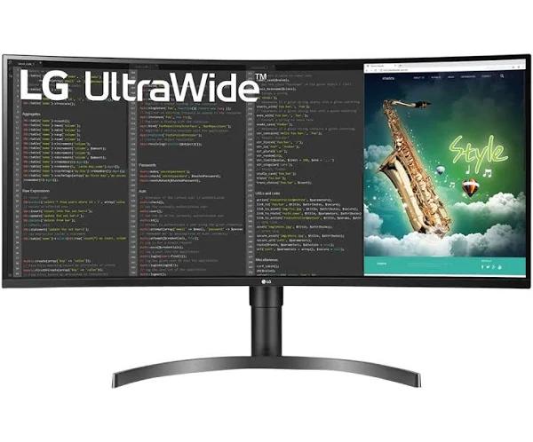 LG 35WN75C-B: 35" Curved UltraWide QHD HDR Monitor with USB Type-C