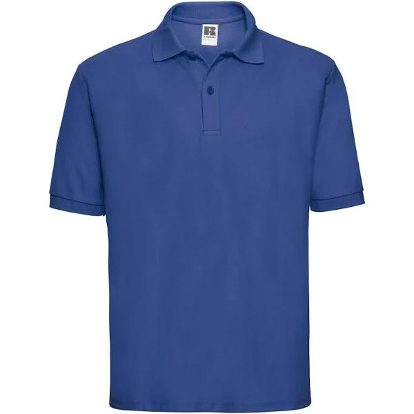 Russell Mens Polycotton Pique Polo Shirt (Bright Royal Blue) (4XL)