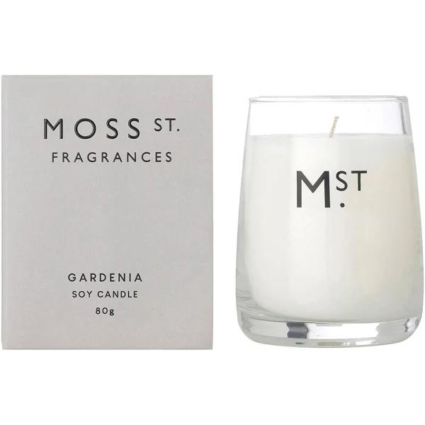 Moss St. Fragrances Gardenia Scented Soy Candle - 80g