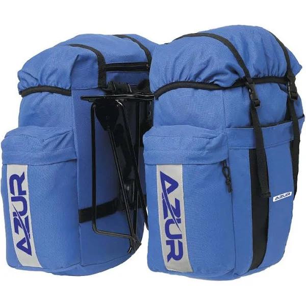 Azur Commuter Rear Pannier Bag (Pair) Blue