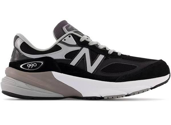 New Balance 990v6 MiUSA Black Grey White (Women's)