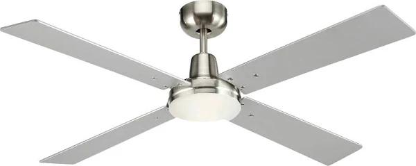 Ceiling Fan Airfusion Quest II Chrome with Light