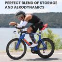 SLS3 Small Aero Bike Bag Top Tube Bicycle Frame Bag Adjustable Straps Stable and Secure Low Profile Stem Bag