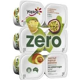 Yoplait Forme Zero Tropical Paradise Yoghurts 6 Pack