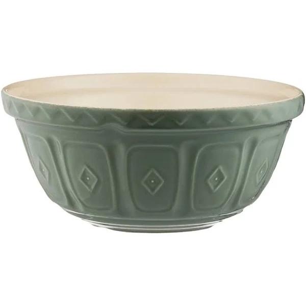 Mason Cash Earthenware Mixing Bowl Green 29cm