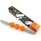 TopYoga 3 Balls Trigger Point Muscle Massage Stick Spikey Therapy Roller (Orange)