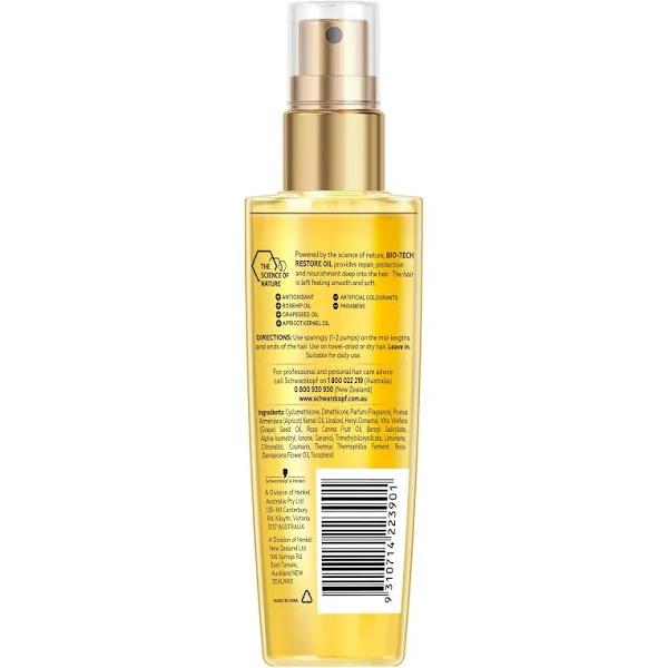 Schwarzkopf Bio Tech Restore Oil 80ml