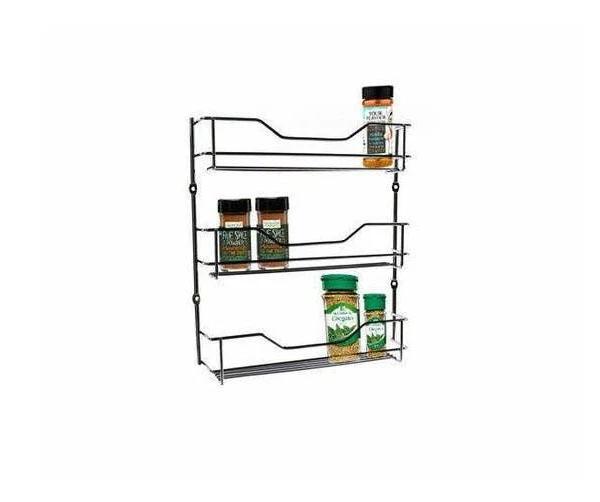 3 Tier Wall Mount Spice Rack - Chrome - AfterPay & zipPay Available