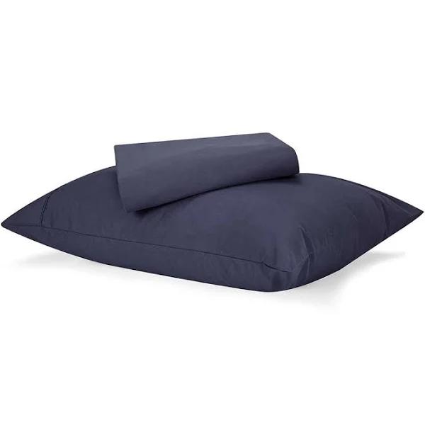 Kmart 250 Thread Count Cotton Rich Sheet Set - Single Bed, Denim