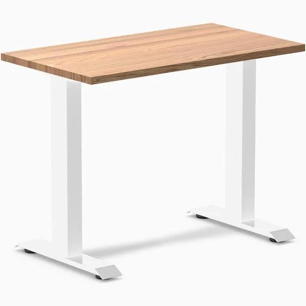 Desky Zero Mini Hardwood Office Desk - Red Oak