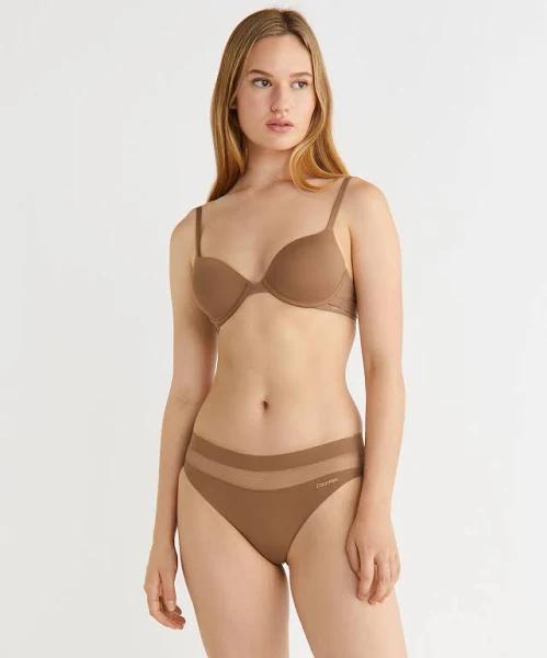 Perfectly Fit Flex Lightly Lined Demi Bra Brown 12 C