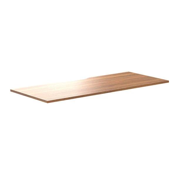 Desky Melamine Desk Tops - Prime Oak / 1800x750mm / Scallop