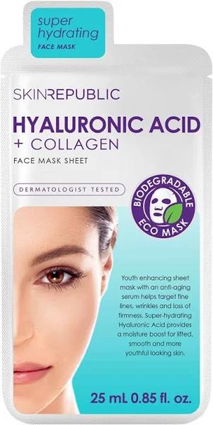 Skin Republic Hyaluronic Acid + Collagen Face Mask