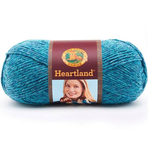 Lion Brand Yarn 136-105 Heartland Yarn, Glacier Bay