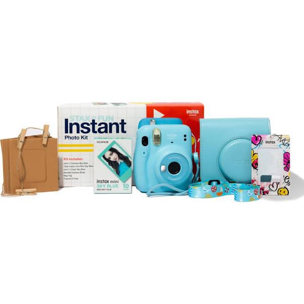 Fujifilm Mini 11 Instant Photo Kit (Sky Blue)