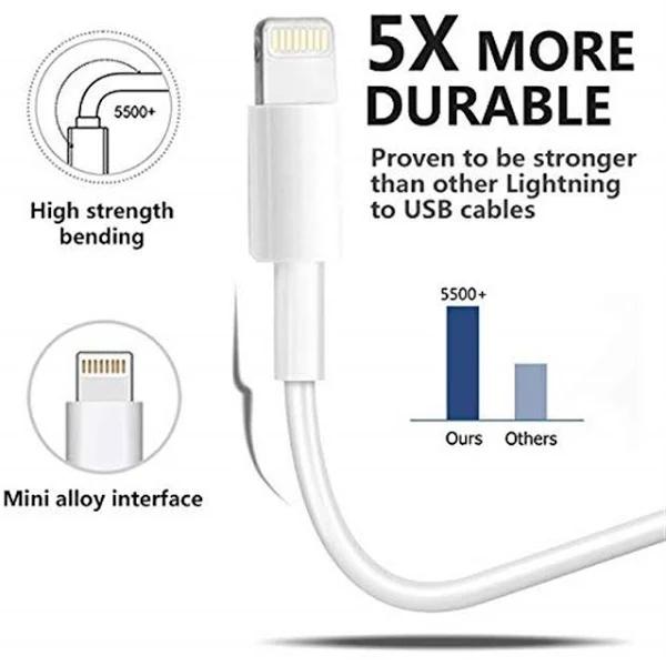 4pack Original [Apple MFi Certified] Charger Lightning to USB Charging Cable Cord Compatible iPhone 13/12/11 Pro/11/XS Max/XR/8/7/6S Plus,iPad Pro