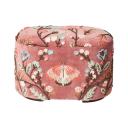 Freya Embroidered Ottoman Rose Pink Velvet | Rose Pink | Upholstery | Early Settler Furniture