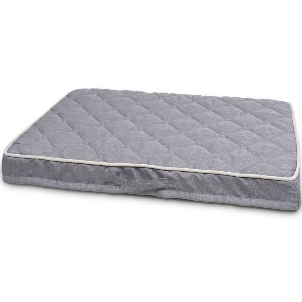 Petlife Odour Resistant Orthopedic Quilted Mattress Grey Small