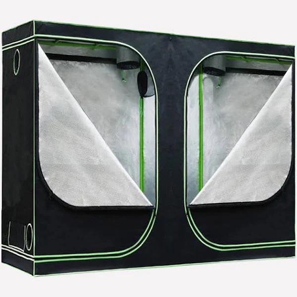 Glasshaus Co Glasshaus Grow Tent Kits Size H: 240X120X200cm Real 600D Oxford Hydroponic Indoor System