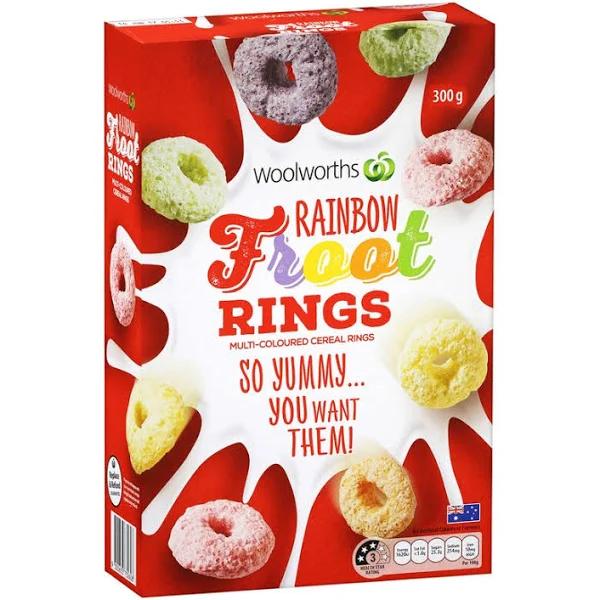 Woolworths Yummy Rainbow Rings 300g