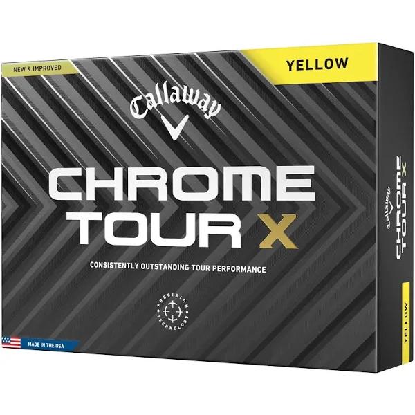 The House of Golf | Callaway 2024 Chrome Tour x Golf Balls Yellow