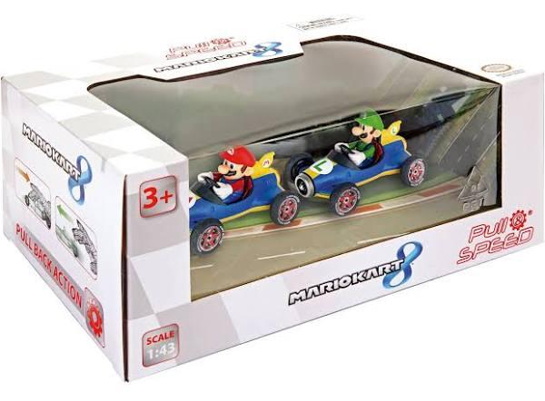 Carrera Pull & Speed Mario Kart Mach 8 Twin Pack Mario & Luigi