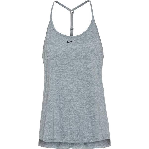 Nike One Womens Dri-FIT Elastika Standard Tank Grey XL