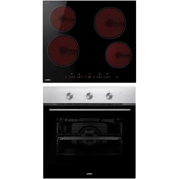 Esatto 60cm Electric Oven and Ceramic Cooktop Pack