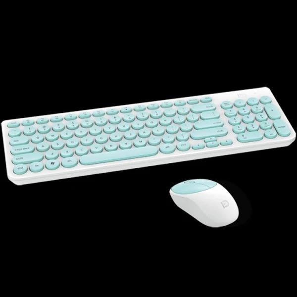 TODO Wireless Keyboard Optical Mouse Combo Nano USB - Green