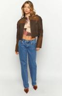 Lioness - Women's Brown Jackets - Nueve Biker Jacket - Size XS at The Iconic