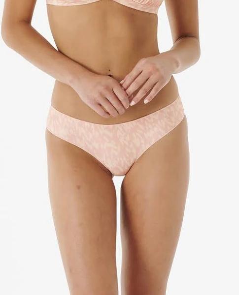 Rip Curl Classic Surf Eco Cheeky Bikini Pant Womens in Pink