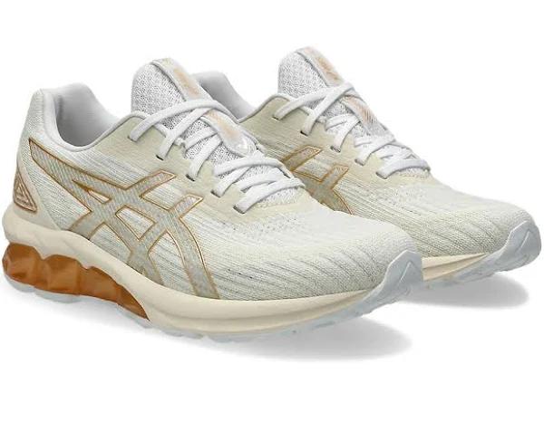 ASICS Women's Gel-Quantum 180 VII - Sportstyle Sneakers - Cream/Champagne 8.5