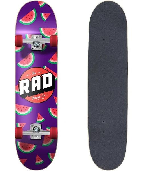 Rad Complete Skateboard Dude Crew Watermelon