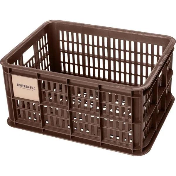 Basil Bicycle Crate S 17.5 Litres Chocolate Brown