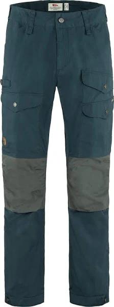 Fjallraven Vidda Pro Ventilated Trousers Blue, Mens G-1000 Full-length Trousers, Size 46 - Regular - Color Mountain Blue - Basalt