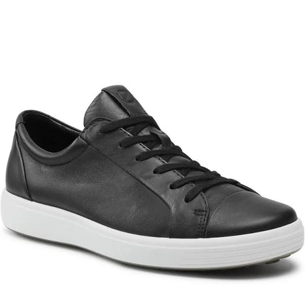 Ecco Men's Soft 7 City Sneaker Black / 44