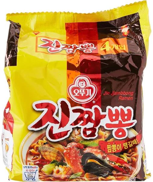 Ottogi Jin Jjambbong Spicy Seafood 4x130g