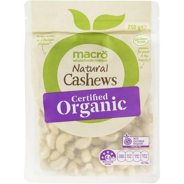 Macro Organic Cashews Nuts 500g