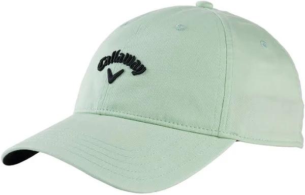 Callaway Men's Heritage Twill Golf Hat 2023 in Mint Green/Black