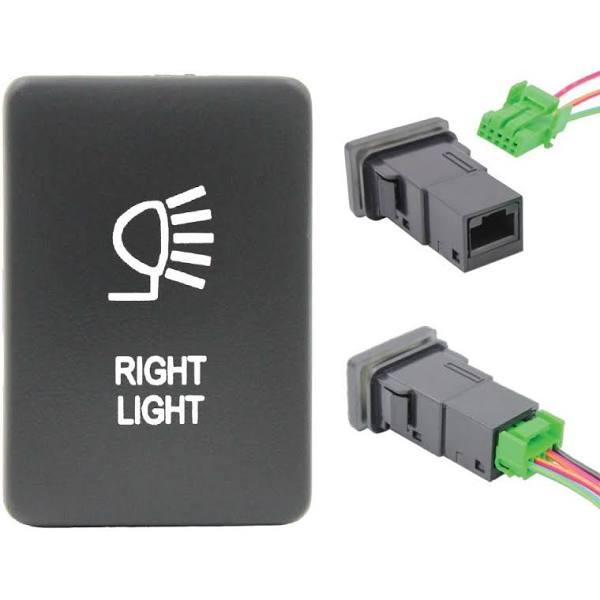 Push Switch Suit Toyota Small by Switch Boss Blue / Right Light