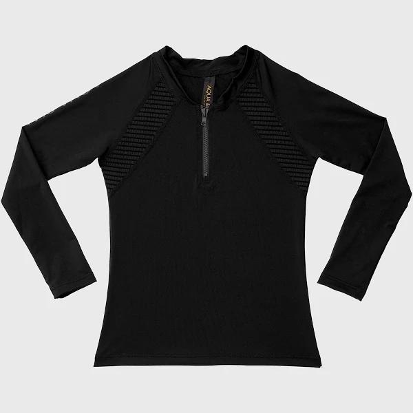 Building Blocks Long Sleeve Rash Vest Black / 4