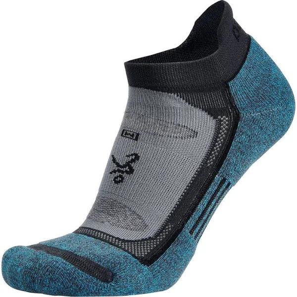 Balega Blister Resist No Show Socks Grey/Blue / M