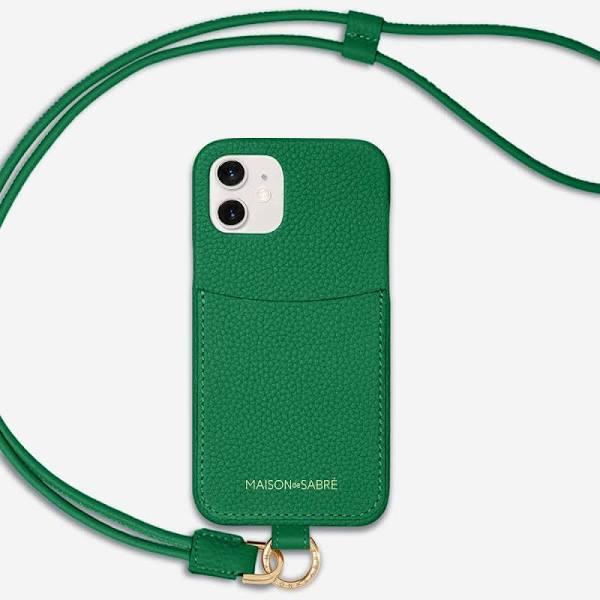 The Sling Phone Case iPhone 12 - Emerald Green